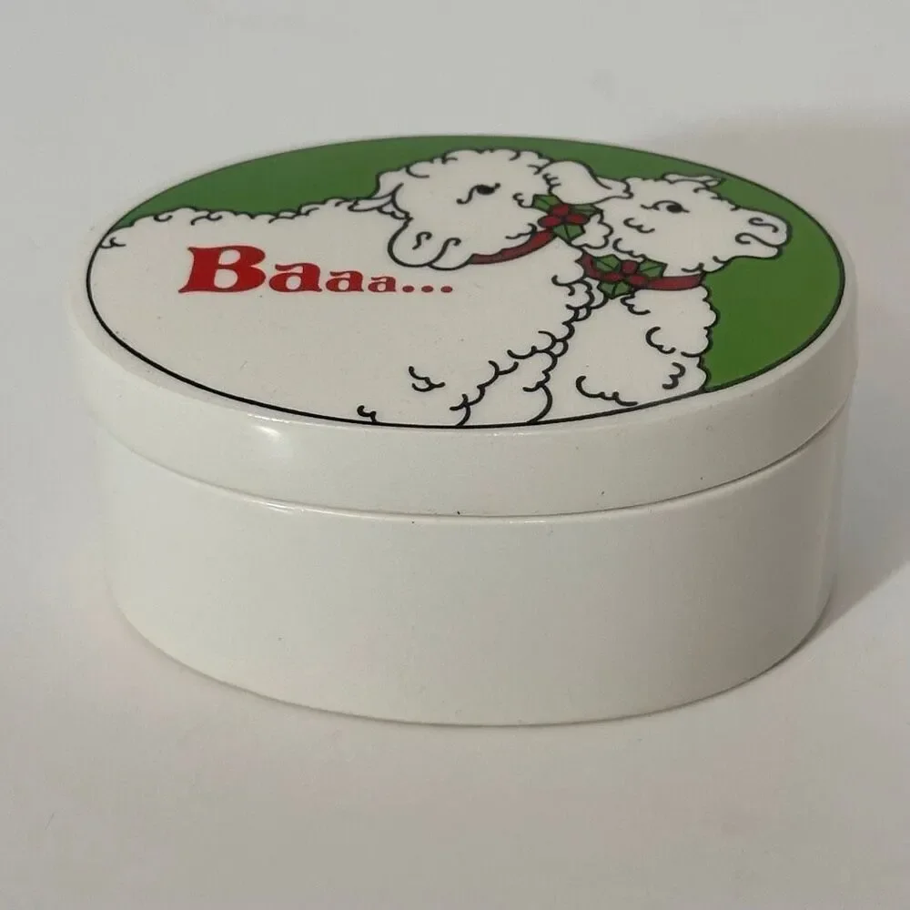 Fitz and Floyd Trinket Box 1978